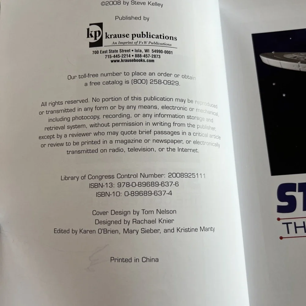 Star Trek the Collectibles by Steve Kelley Trade Paperback